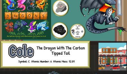 Cole The Elemental Dragon Presents the Periodic Table Element Carbon