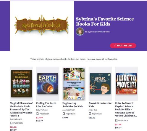 Take A Look At Sybrina’s Favorite Science Books