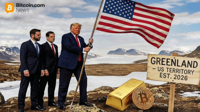 Gold Breaks Records, Bitcoin Nosedives After Trump's Renewed Greenland Annexation Push