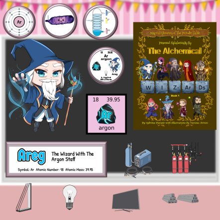 Areg The Alchemical Wizard Presents the Periodic Table Element Argon