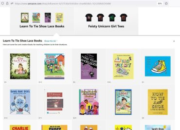 Looking for some good books for learning to tie shoelaces?