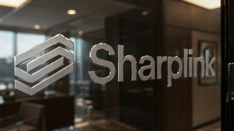 Sharplink on office door