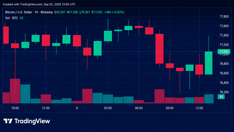 Bitcoin price daily chart