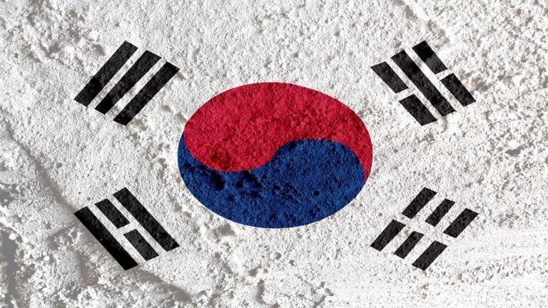 Image of the South Korean flag.