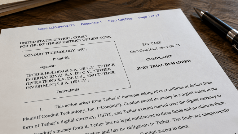Tether lawsuit